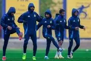 النصر و رونمایی از پیراهن روی برف تهران + عکس