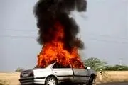 حادثه هولناک آتش سوزی برای سرویس مدرسه
