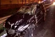 تصادف وحشتناک در بزرگراه زین الدین تهران