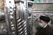 آیت الله رئیسی حرم حضرت معصومه (س) را زیارت کرد