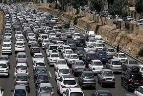 ترافیک فوق سنگین در ‌جاده‌های شمالی کشور