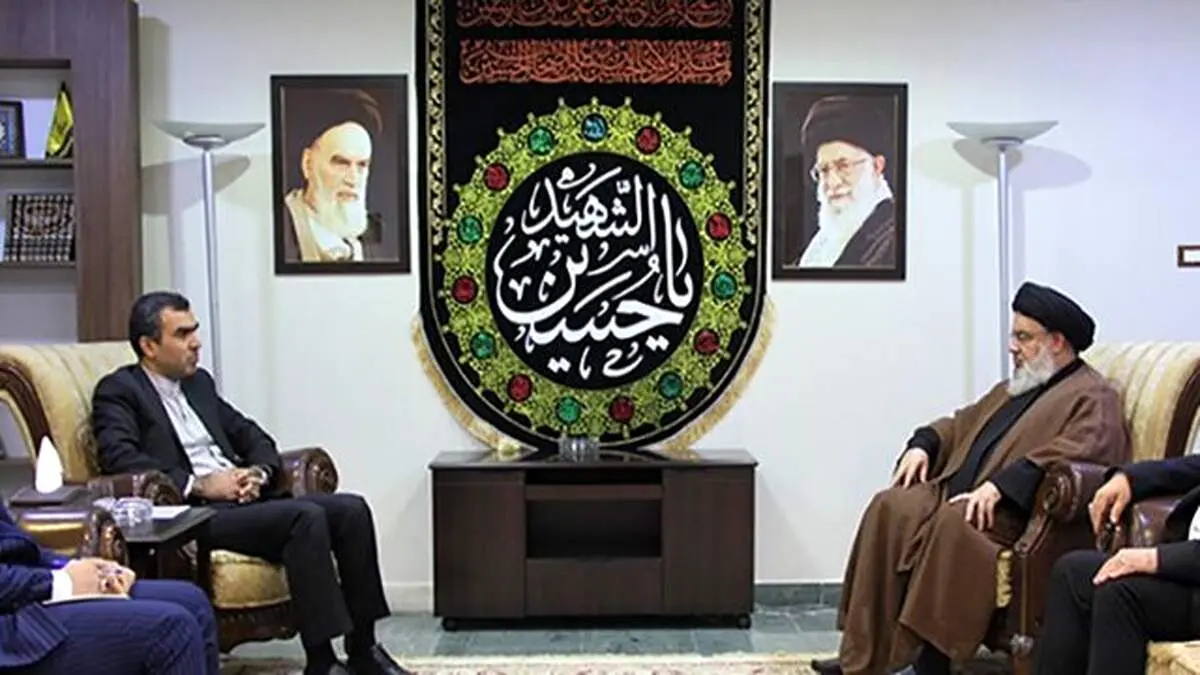 دستیار وزیر خارجه با سید حسن نصرالله دیدار کرد