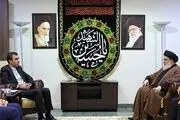 دستیار وزیر خارجه با سید حسن نصرالله دیدار کرد