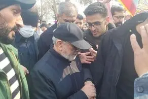 تصاویر سردار قاآنی در راهپیمایی 22 بهمن 