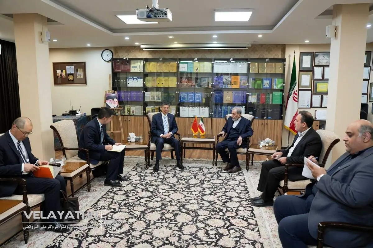 قدردانی ولایتی از مواضع اصولی چین در قبال ایران به‌ویژه در موضوع «مکانیسم ماشه»