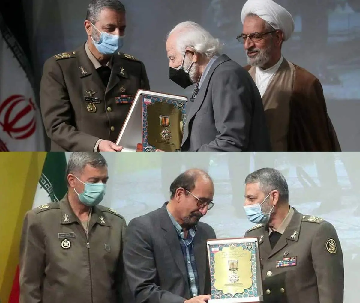 نشان فداکاری اهدا شد