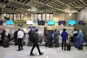 گاف وحشتناک در بنر حجاب نصب شده در فرودگاه مهرآباد/ عکس