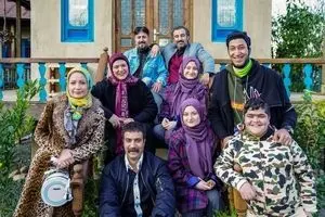 خانم فدوی سریال پایتخت با همسر واقعی اش/ عکس