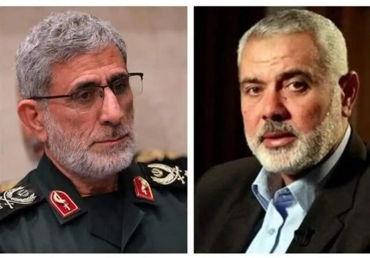 سردار قاآنی به رئیس دفتر سیاسی جنبش حماس پیام داد
