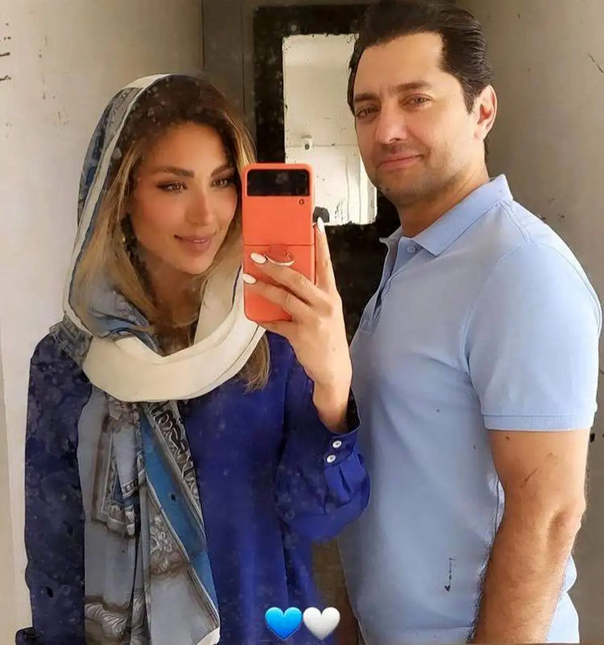 زن بهرام رادان با شلوار پلنگی از بهاره رهنما جلو زد!/ عکس