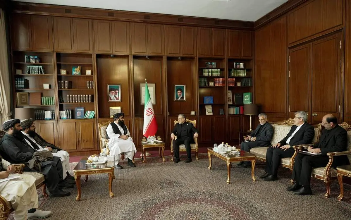 دیدار وزیر امور خارجه افغانستان با وزیر امور خارجه جمهوری اسلامی ایران 