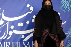 پوشش متفاوت سحر دولتشاهی در جشنواره فیلم فجر+ عکس