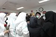 حضور رئیس جمهور در بیمارستان شهید رحیمی خرم آباد