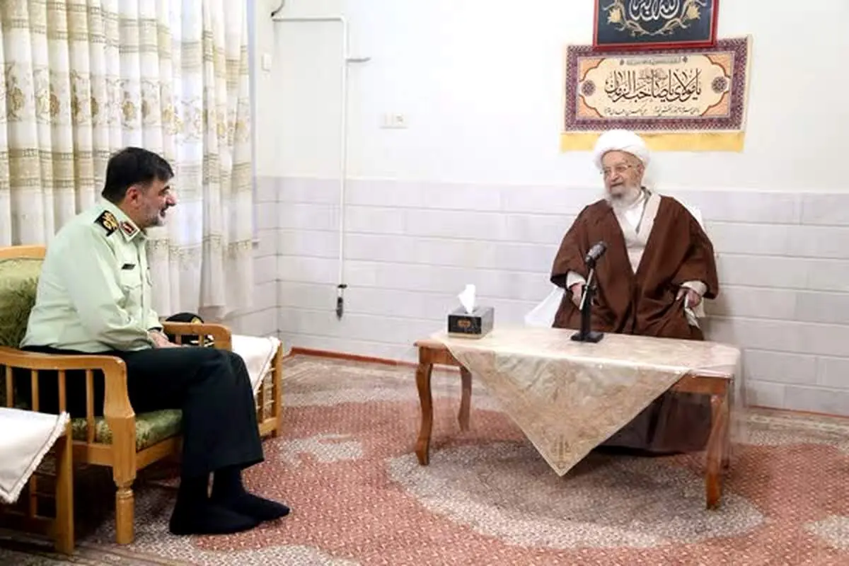 آیت‌الله العظمی مکارم شیرازی خطاب به سردار رادان: طرح نور را با قدرت ادامه دهید 