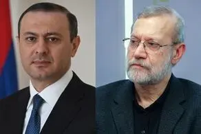 گفت‌وگوی دبیر شورای امنیت ارمنستان با لاریجانی