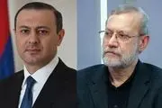 گفت‌وگوی دبیر شورای امنیت ارمنستان با لاریجانی