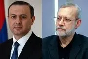 گفت‌وگوی دبیر شورای امنیت ارمنستان با لاریجانی