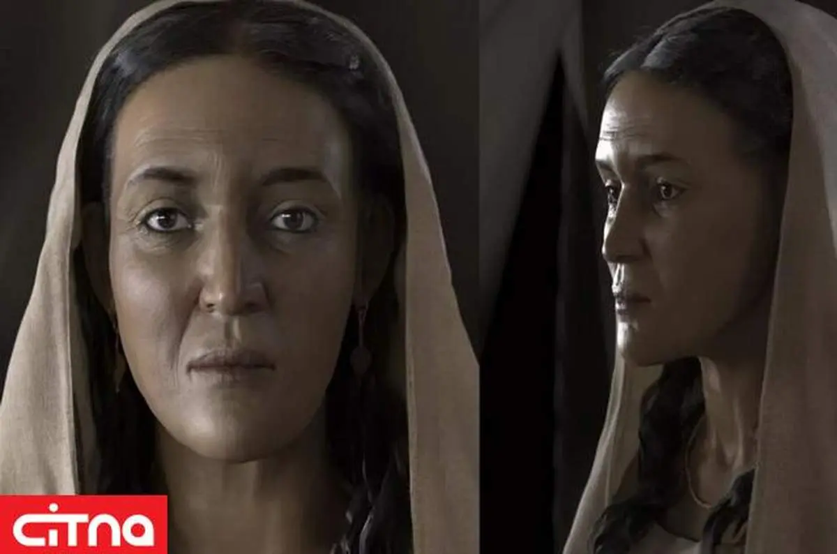 بازسازی چهره یک زن دوهزارساله عربستانی