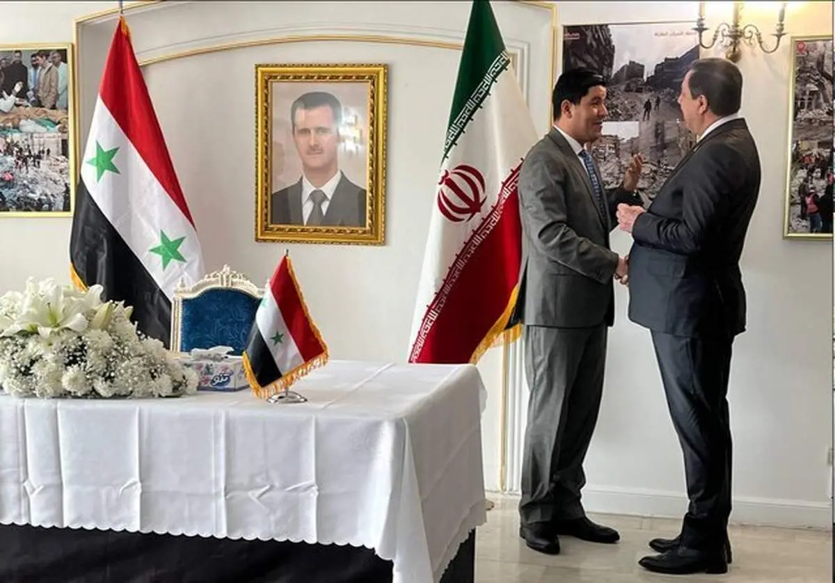گشایش دفتر تسلیت در سفارت سوریه در تهران+عکس