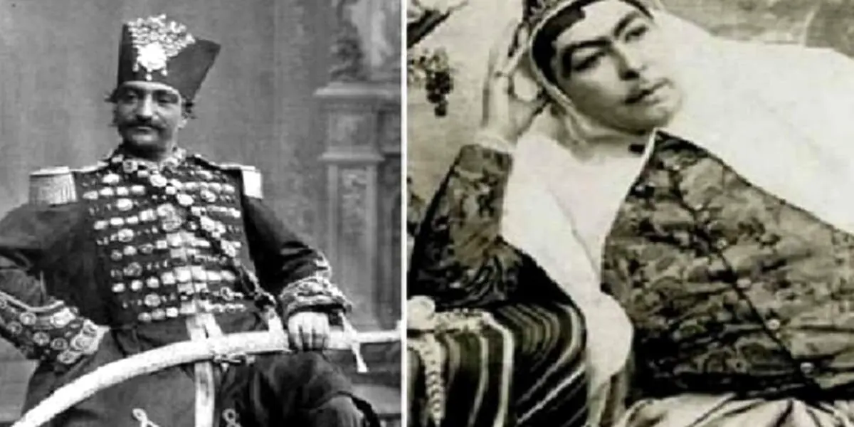 چهره این زن ناصرالدین شاه کاملا مردانه بود/ عکس