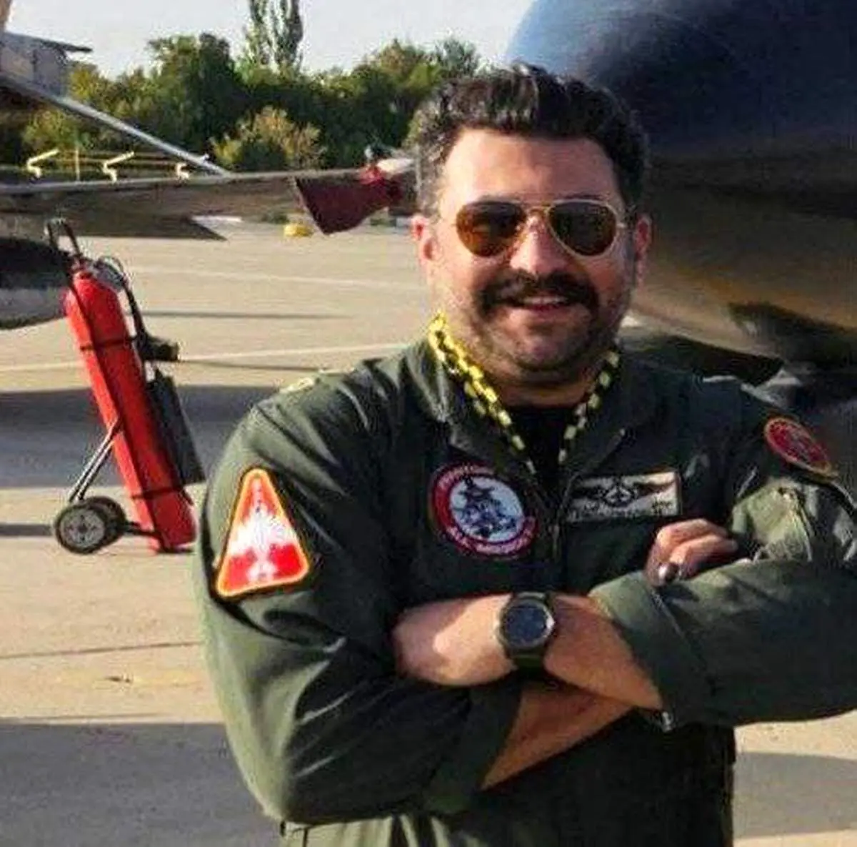 خلبان ارتش شهید شد + عکس 