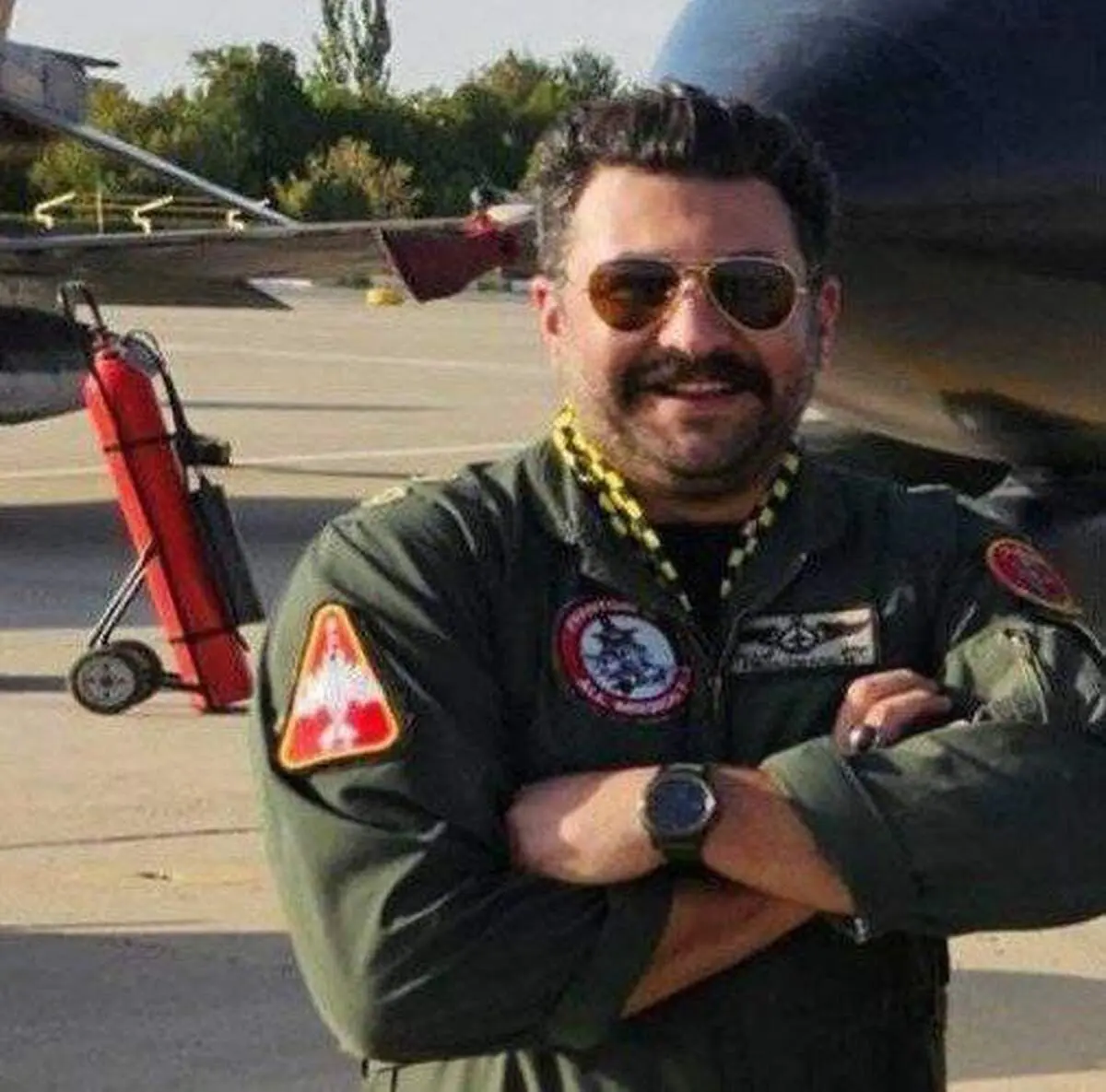 خلبان ارتش شهید شد + عکس 