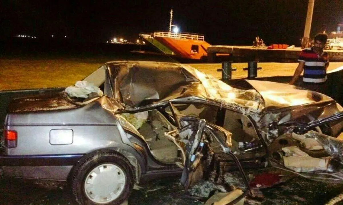 مرگ فجیع ۶ نفر در تصادف مرگبار خودروی حامل اتباع خارجی