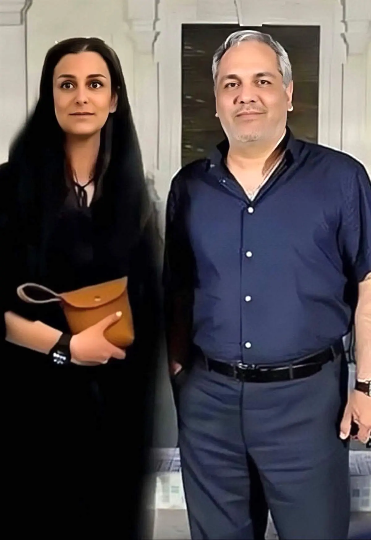 چهره سیبیلوی مهران مدیری در کنار دخترش شهرزاد خانم/ عکس
