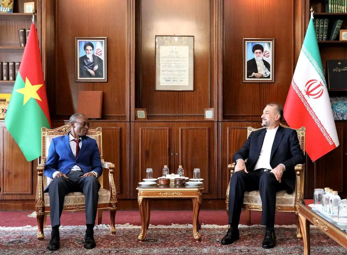 دیدار حسین امیرعبداللهیان با نخست وزیر بورکینافاسو 