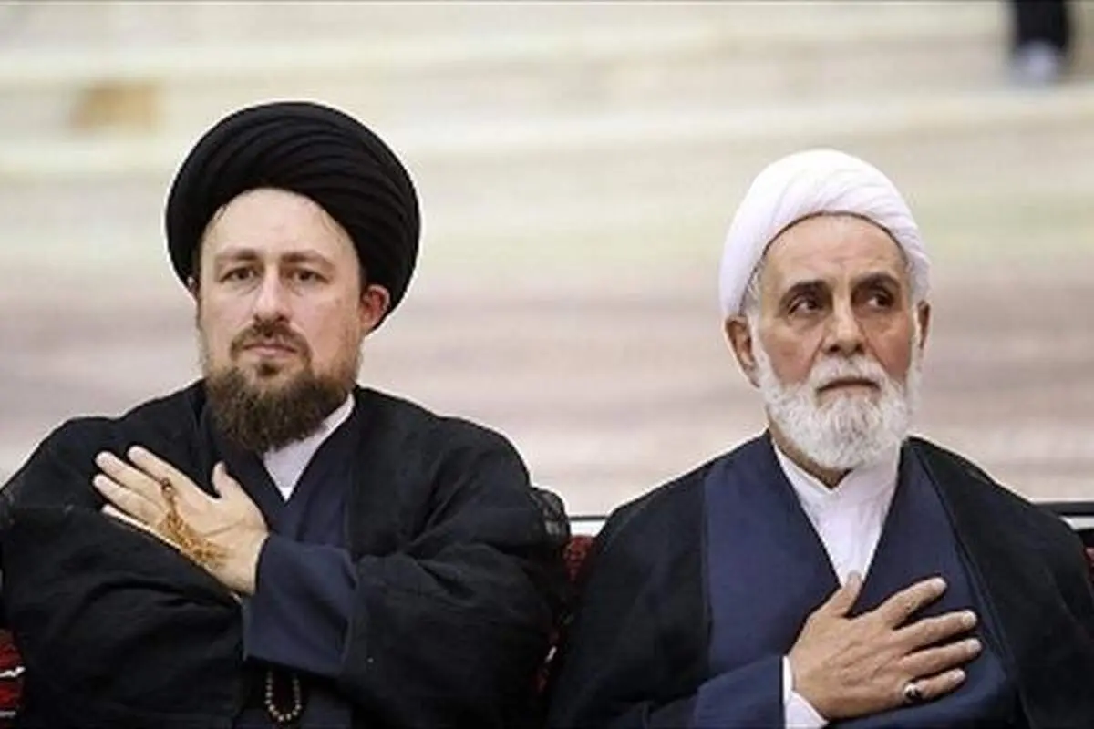 سیدحسن خمینی به ناطق نوری تسلیت گفت 