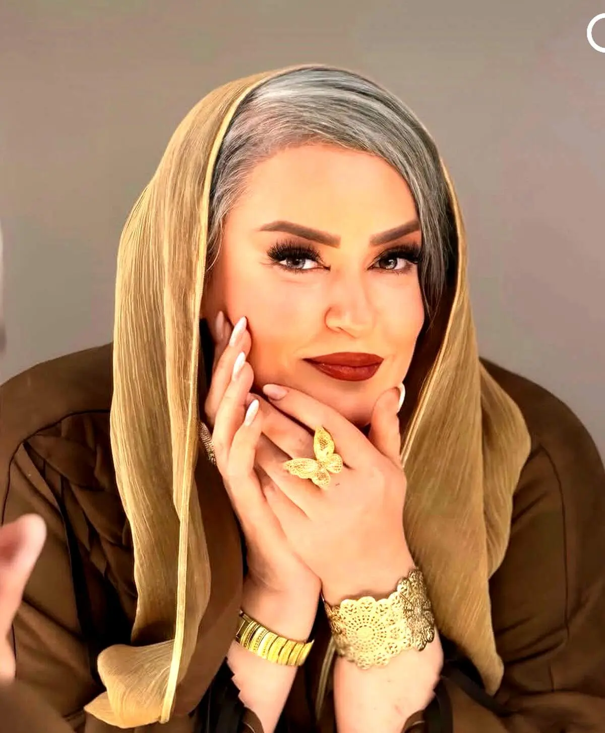 کولاک نعیمه نظام‌دوست در کنسرت داخلی/ فیلم