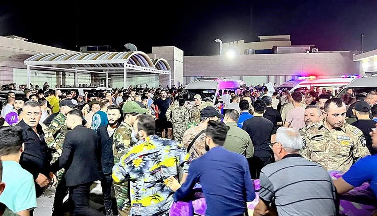 آتش سوزی مرگبار در یک عروسی/ صد نفر کشته شدند 