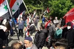 اعتراض به سنگ اندازی آلمان در مسیر انتخابات ریاست جمهوری سوریه