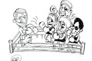 کاریکاتور بی ادبانه ستاد جلیلی بعد از مناظره با مسعود پزشکیان + عکس 