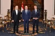 دیدار عراقچی و گروسی با رئیس جمهور مصر 