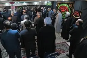 گزارش تصویری| دومین روز مراسم عزاداری اباعبدالله به میزبانی حسن روحانی