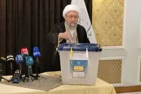 رئیس مجمع تشخیص مصلحت نظام در انتخابات شرکت کرد