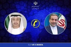 رایزنی وزرای خارجه ایران و امارات درباره تحولات منطقه