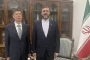 رایزنی سفیر چین در تهران با غریب آبادی