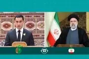 رئیسی با همتای ترکمن گفتگو کرد 