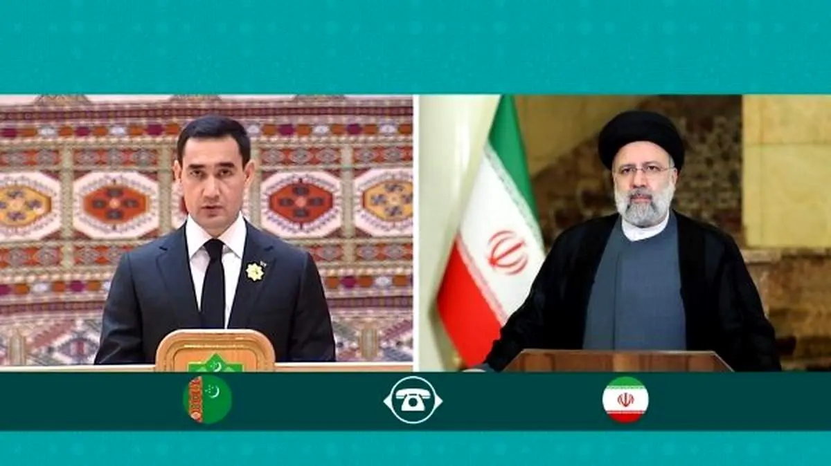 رئیسی با همتای ترکمن گفتگو کرد 