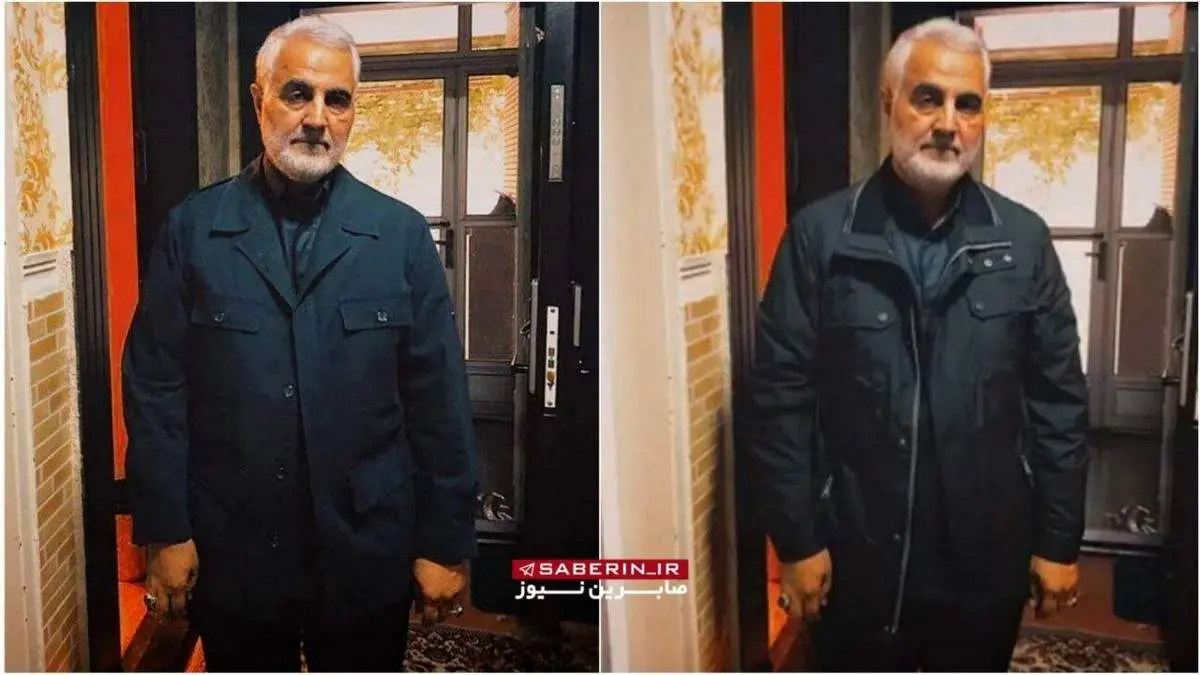 آخرین عکس سردار شهید قاسم سلیمانی در ایران| او گفت میخوام این سفرو خوشتیپ برم + ببینید