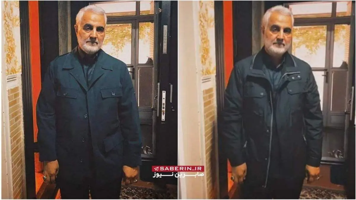 آخرین عکس سردار شهید قاسم سلیمانی در ایران| او گفت میخوام این سفرو خوشتیپ برم + ببینید 
