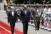 استقبال عارف از نخست‌وزیر ازبکستان