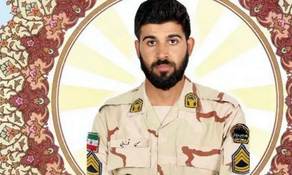 اولین عکس از مرزبان ایرانی که در پی حمله اشرار به شهادت رسید + عکس