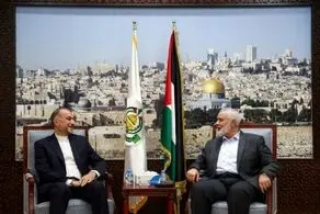 امیرعبداللهیان در دیدار با اسماعیل هنیه: طوفان الاقصی دنیا را تکان داد