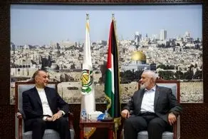  امیرعبداللهیان در دیدار با اسماعیل هنیه: طوفان الاقصی دنیا را تکان داد