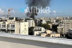 اثری که موشک ایرانی بر آسمان و زمین تل‌آویو گذاشت + عکس 