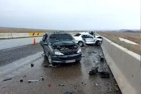 تصادف مرگبار پس از تخطی خودروی 206؛ سرنشینان سمند در دم جان سپردند