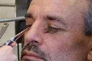 این مرد بلندترین مژه‌های دنیا را دارد+ عکس